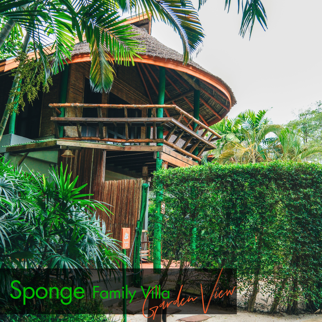 Family Villa - Sponge (Garden View) l Crab (Canal View) วิลล่าสำหรับครอบครัว : HALF-Board