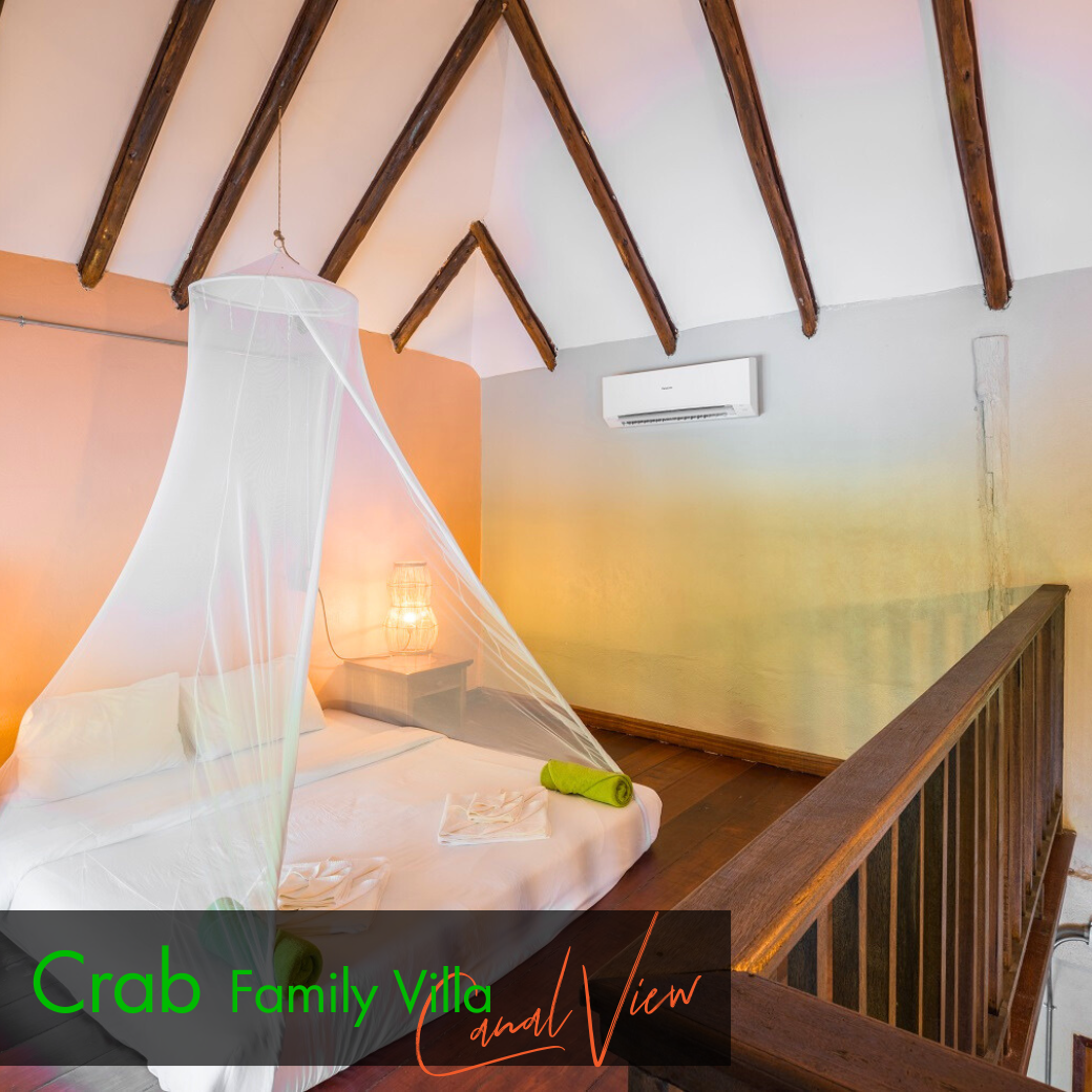 Family Villa - Sponge (Garden View) l Crab (Canal View) วิลล่าสำหรับครอบครัว : HALF-Board