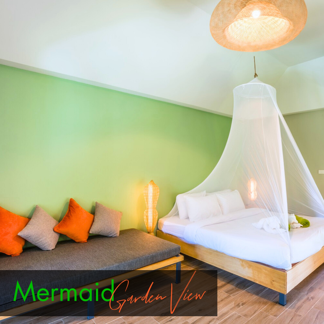 Deluxe Room : Mermaid l Coral (ห้องดีลักซ์ วิวสวน)