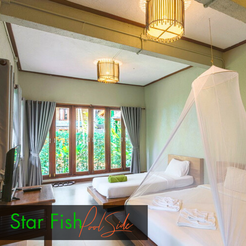 Canal View | Pool View Room : Sea Fan | Star Fish (ห้องวิวคลอง หรือวิวสระ)