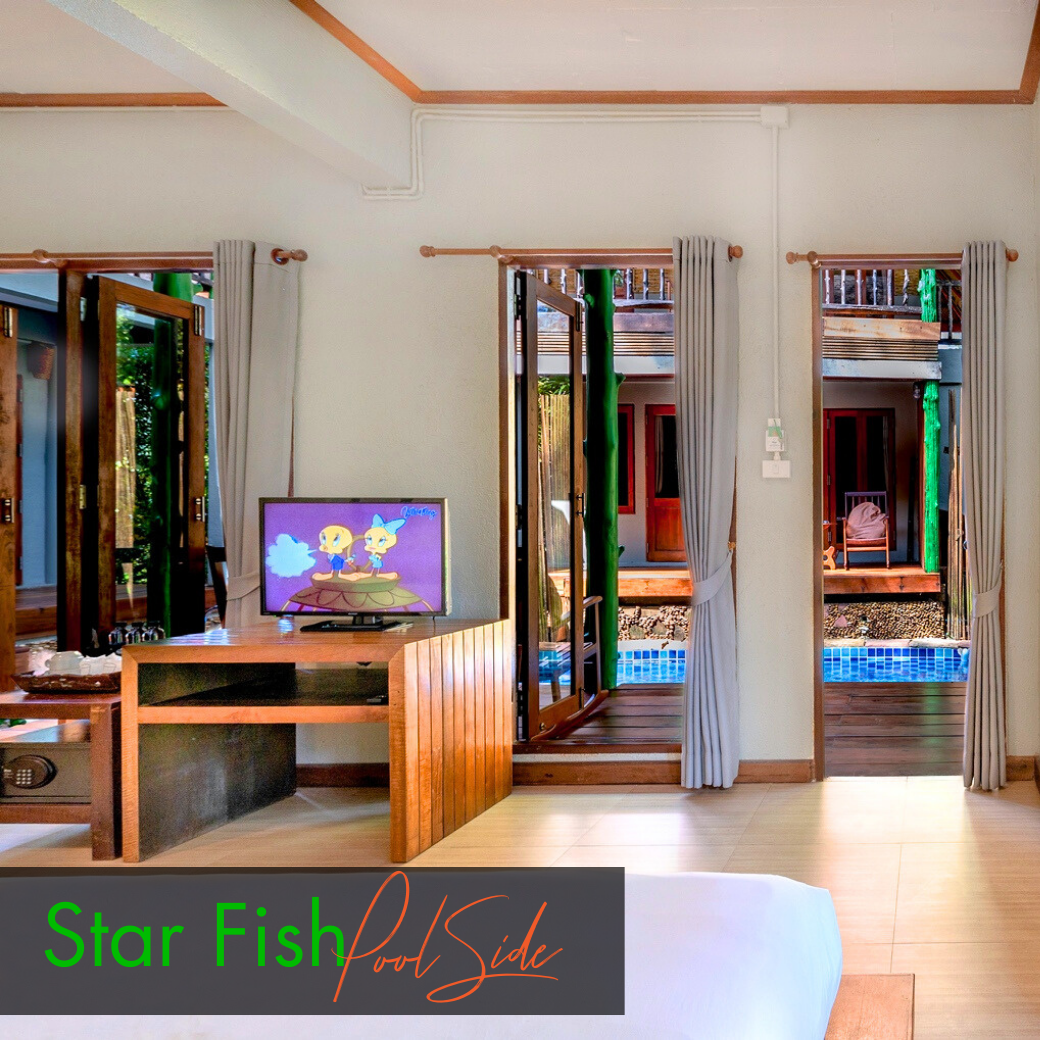 Canal View | Pool View Room : Sea Fan | Star Fish (ห้องวิวคลอง หรือวิวสระ)