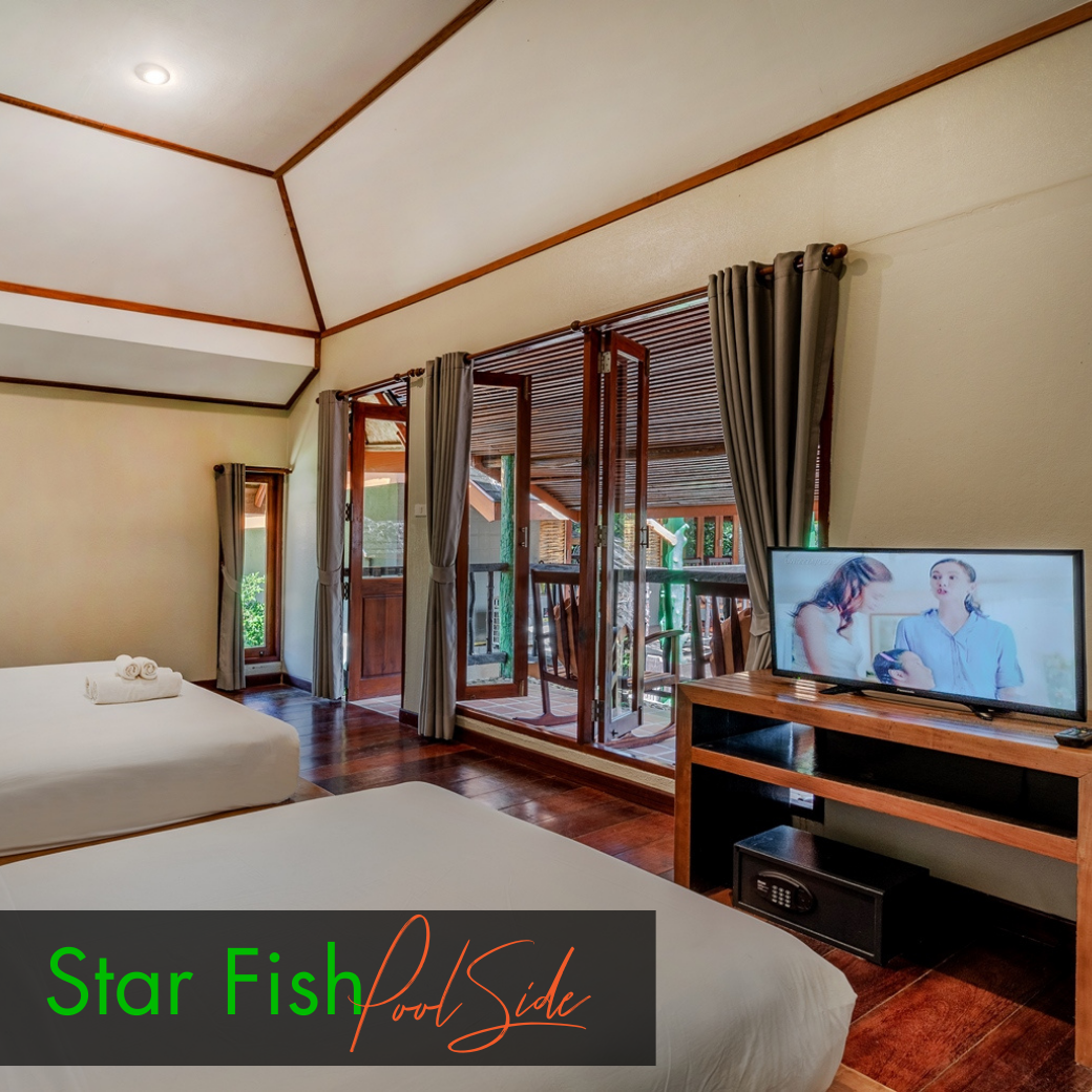 Canal View | Pool View Room : Sea Fan | Star Fish (ห้องวิวคลอง หรือวิวสระ)