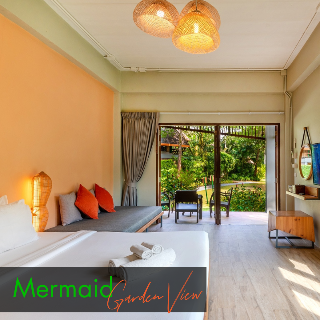 Deluxe Room - Mermaid l Coral (ห้องดีลักซ์ วิวสวน) : HALF-Board
