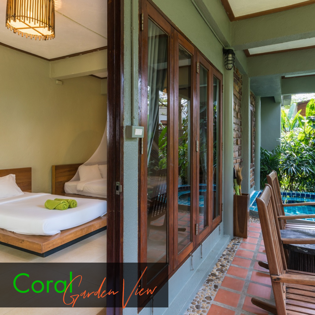 Deluxe Room - Mermaid l Coral (ห้องดีลักซ์ วิวสวน) : HALF-Board