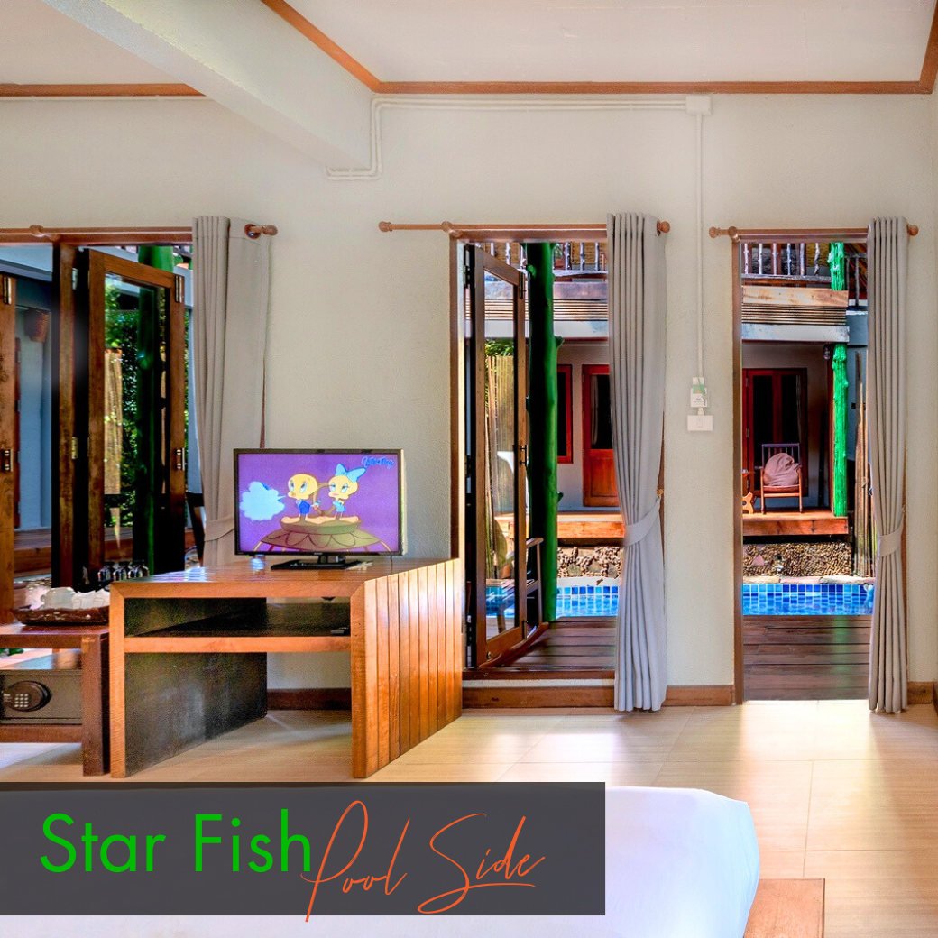 Sea Fan (Canal View) | Star Fish (Pool Vie) ห้องวิวคลอง หรือวิวสระ : HALF-Board