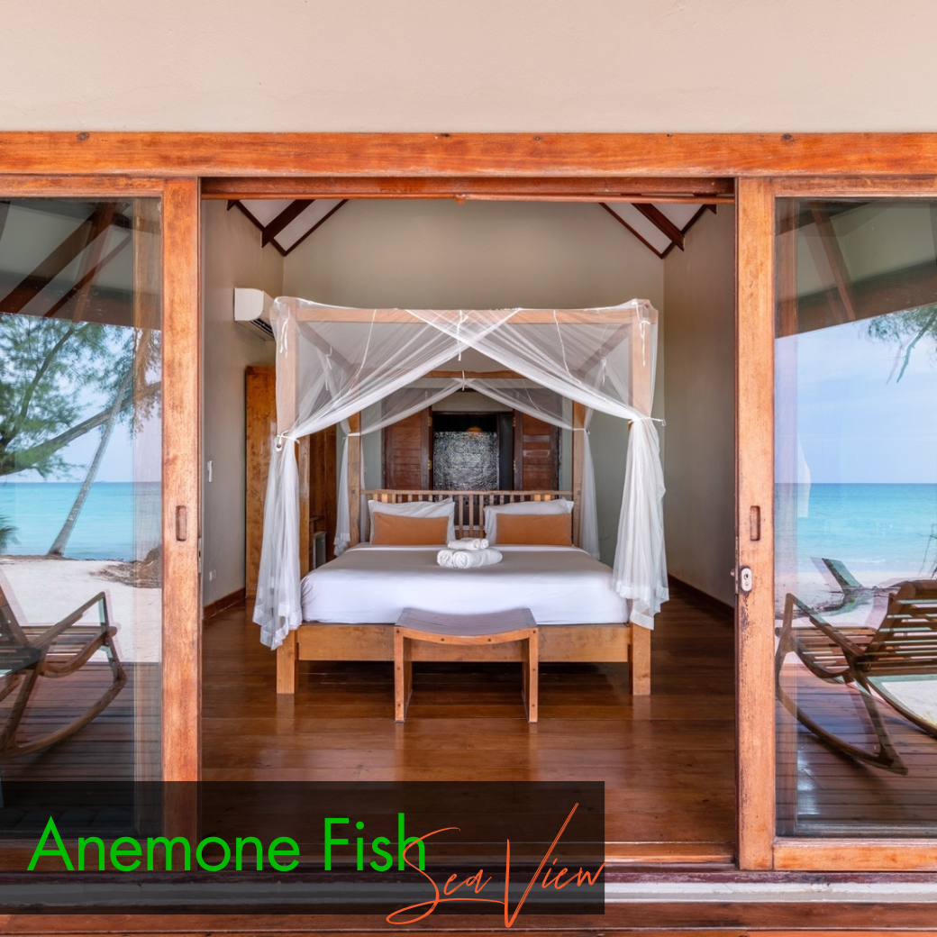 Anemone Fish (Beach Front) | Seahorse (Sea View) บ้านหน้าหาด หรือห้องวิวทะเล : HALF-Board