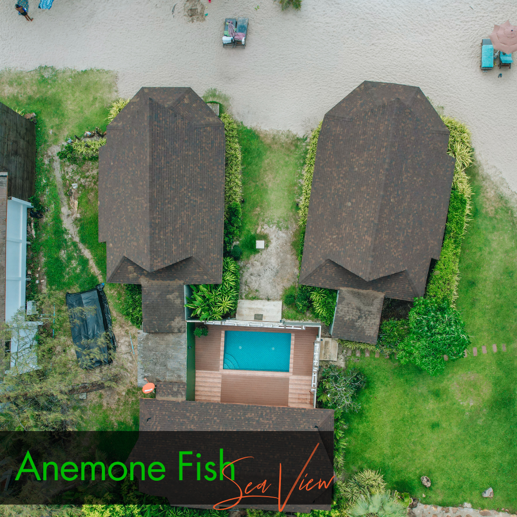 Anemone Fish (Beach Front) | Seahorse (Sea View) บ้านหน้าหาด หรือห้องวิวทะเล : HALF-Board
